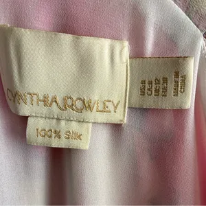 Cynthia Rowley 100% Silk Multicolors Abstract Dress 8 thumbnail 10