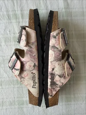 Papillio Pink Floral Double-Buckle Slide Sandals thumbnail 5