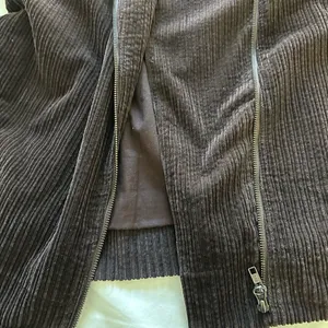 Eileen Fisher Corduroy Jacket Asymmetrical Zipper Brown Womens S thumbnail 11