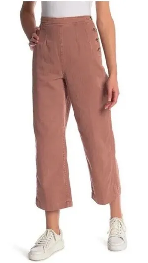 Free People Clean Mod Utility Crop Pant Mauve Size‎ 12 thumbnail 1