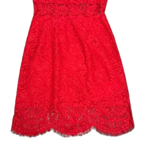 Saylor Jane Mini Dress Bold Red Peekaboo‎ Lace Sexy Date Night Cutout Size Small thumbnail 5
