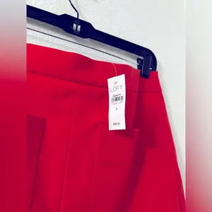 Ann Taylor LOFT Stretch Cotton Patch Pocket Shift Skirt thumbnail 7