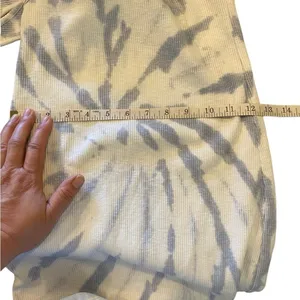 Zara asymmetrical ribbed baby blue and white tie dye tank dress beach vacation thumbnail 12