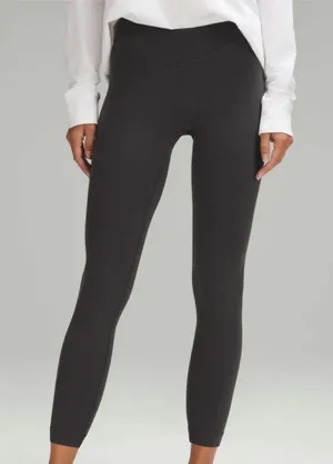 Lululemon Wunder Under SmoothCover High-Rise Tight 25" Graphite Grey Size 4 thumbnail 1
