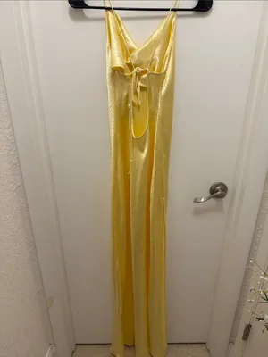RESA river slip dress yellow thumbnail 3