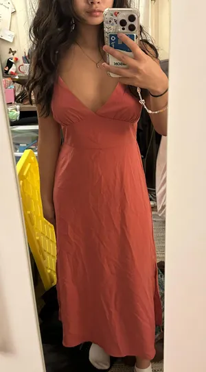 Forever 21 pink formal dress thumbnail 1