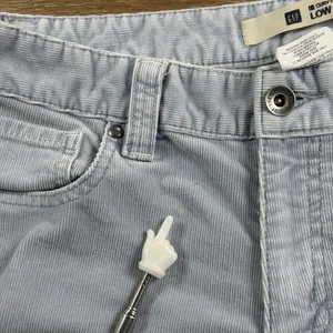 Gap Curvy Low Rise Corduroy Pants Womens 12L Blue Flare Y2K Vintage 2005 Retro thumbnail 12