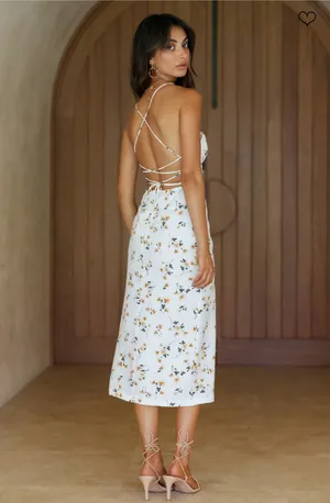 Fortunate One Moments In Paradise Midi Dress thumbnail 2