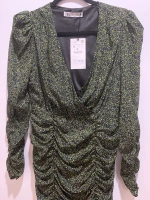ZARA Floral Mini Dress thumbnail 5