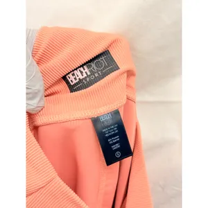 Beach Riot Leah-Ayla Legging Solid Coral Small Summer‎ Yoga Running Workout thumbnail 5