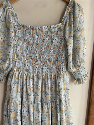 Baltic Born Azlyn Smocked Floral Short Dress thumbnail 6
