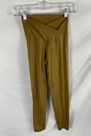 Aerie Offline Real Me 7/8 Legging hi Rise - Dark Yellow Size Medium thumbnail 1