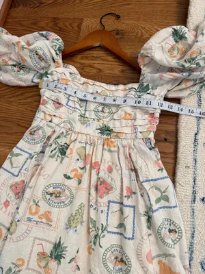 Abercrombie & Fitch Emerson Mini Dress Italia Print Size XS thumbnail 11