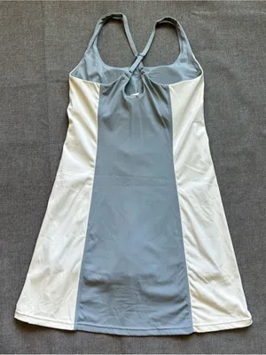 Gold Hinge Cloud Blue Stripe Active Dress M thumbnail 10
