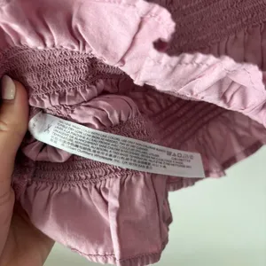 free people pink smocked top size XS thumbnail 5
