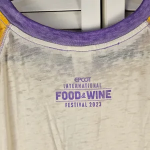 Disney Epcot 2023‎ Chef Figment Food And Wine Festival Passholder T-Shirt 2XL thumbnail 4