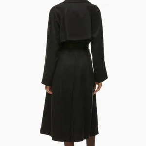 Aritzia Babaton Black Milestone Trench Coat Size: S thumbnail 4