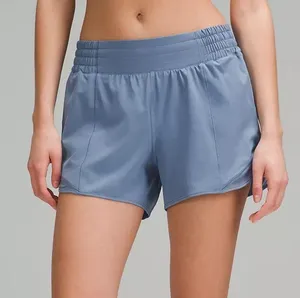 Lululemon Hotty Hot Shorts 4” Lined Color Oasis Blue thumbnail 1