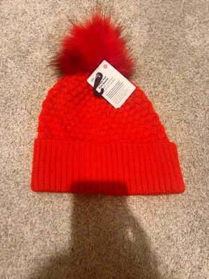 Lululemon Red  Pom Pom Beanie thumbnail 3