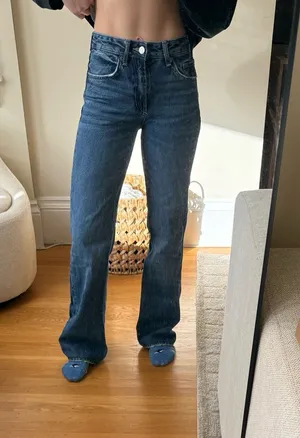 ZARA Wide-Leg Jeans thumbnail 1