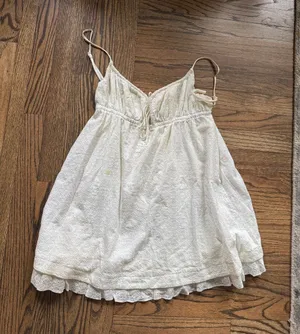 Princess Polly White Eyelet Spaghetti Strap Sundress thumbnail 1