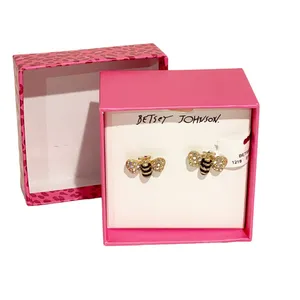 Betsey Johnson Rhinestone Bumble Bee Earrings Jewelry NEW‎ in Box NWT thumbnail 2