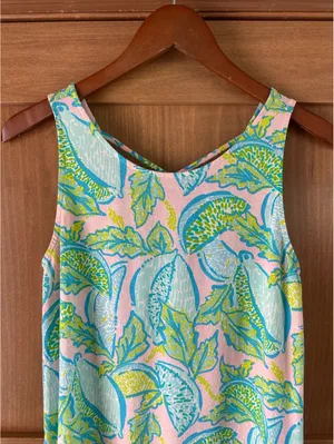 Lilly Pulitzer Kristen Swing Tank Top in Urchin Pink Vitamin Sea Women’s Small thumbnail 4