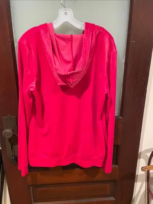 Lilly Pulitzer Hot Pink Zip Hoodie Jacket thumbnail 3