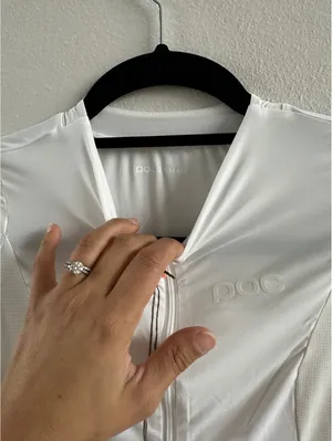 POC Raceday Short Sleeve Jersey Women Hydrogen White Size Small thumbnail 3