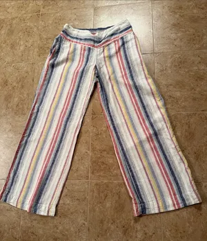 Cato Multicolor Striped Palazzo Pants for Women thumbnail 1