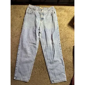 Vintage Crossroads Relaxed Fit Jeans Light‎ Wash High Rise Tapered 14S Cotton thumbnail 2