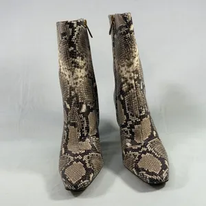 Franco Sarto Size-9.5M Women's‎ L-Briar Above Ankle Boots Snake Leather thumbnail 10