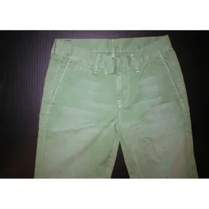 New 7 for All Mankind Jeans Green Pants Womens 26 29 X 33 Tall Wide Leg Light thumbnail 3