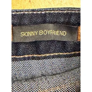 JAG Jeans Women’s Skinny Boyfriend Cuffed Dark Wash Cropped Jeans Size 14 (6511) thumbnail 6