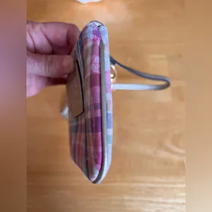Coach Multicolor Plaid Wristlet thumbnail 5
