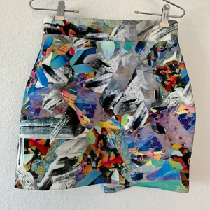 Jaded London Crystal Cyberwave Asymmetrical Skirt thumbnail 6