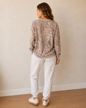 SheIn Camouflage Long Sleeve Tee thumbnail 2