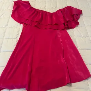 Show Me Your MuMu Women's size Small Brooke Mini Dress Hot pink‎ One Shoulder thumbnail 4
