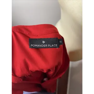 Tuckernuck POMANDER PLACE Red Crepe Kenzo Dress XS thumbnail 9