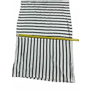 Lularoe Julia‎ White Black Striped Short Sleeve Dress Women's Size Large Mixed thumbnail 7
