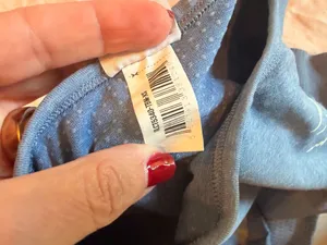 Gymshark Vital Seamless Long Sleeve Crop Top XS Blue Thumbholes Workout thumbnail 4