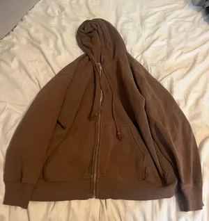 Brandy Melville Brown Zip Up thumbnail 1