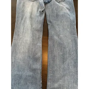 American Eagle Outfitters Boyfriend Jeans Blue Denim Stretch Distressed Women's thumbnail 14