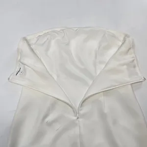 Superdown Isabel Strapless Mini Dress in White Small thumbnail 11