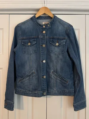 Vintage Route 66 Denim Jean Jacket, M/L thumbnail 3