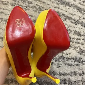 Dolly Alta patent leather platform pumps thumbnail 5