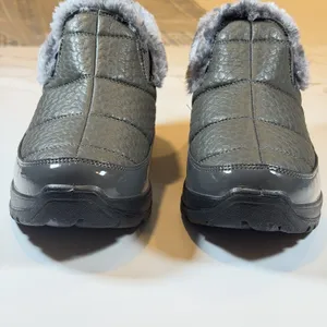 Easy Street Size-8W Womens Flurry Waterproof Flat‎ Heel Winter Boots Gray thumbnail 7