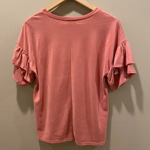 Francesca's Pink Blouse Shirt thumbnail 4