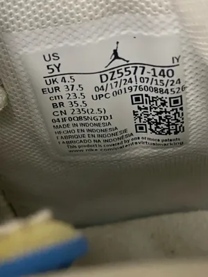 Nike Men's Jordan MVP Shoes White Blue Boys Sneakers Shoes Size 5Y thumbnail 8