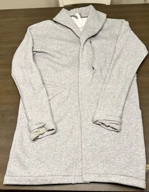 Lululemon Women’s Cardigan Sweater Gray-Size 6 thumbnail 1